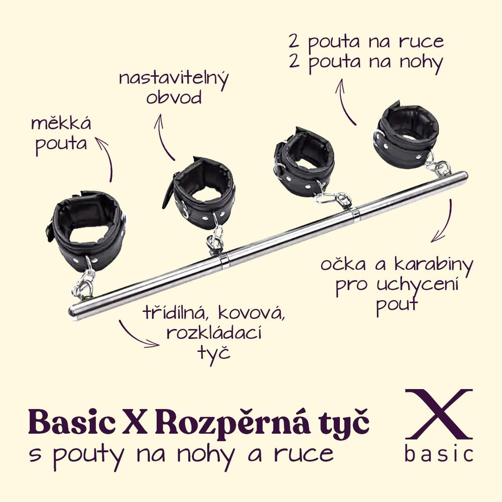 BASIC X rozpěrná tyč s pouty - Image 2