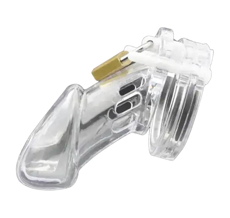 Cage klec na penis transparentní od značky BASIC X