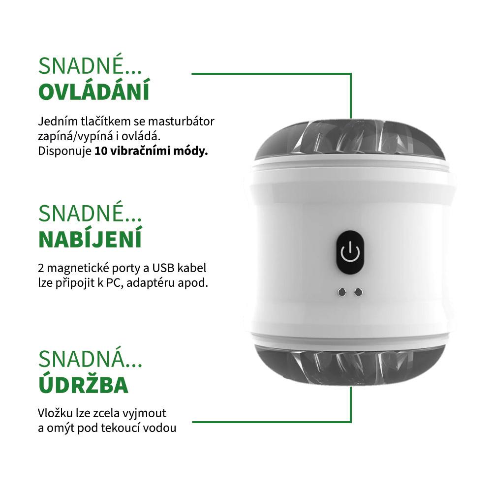 BASIC X Epic vibrační masturbátor