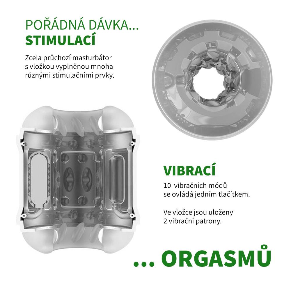 BASIC X Epic vibrační masturbátor