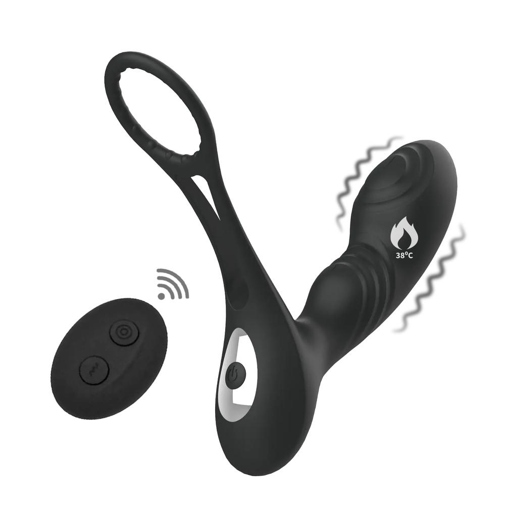 BASIC X Nero stimulátor prostaty na dálkové ovládání černý