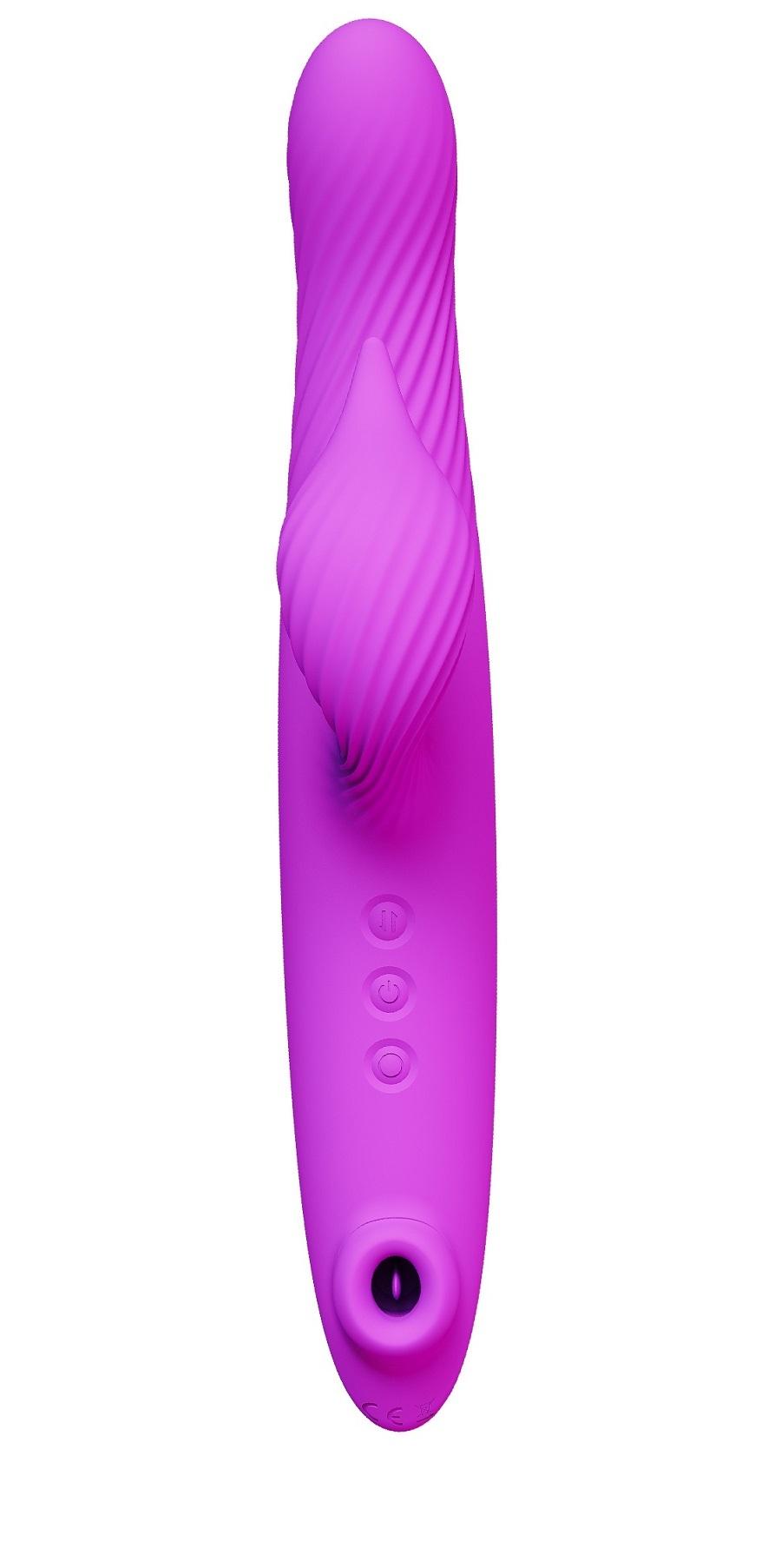 BASIC X Hector pulzátor a vibrátor 3v1 fialový - Image 7