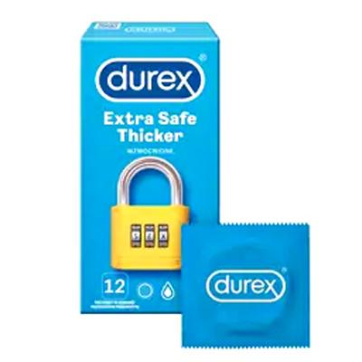 Durex Extra Safe Thicker 12 ks