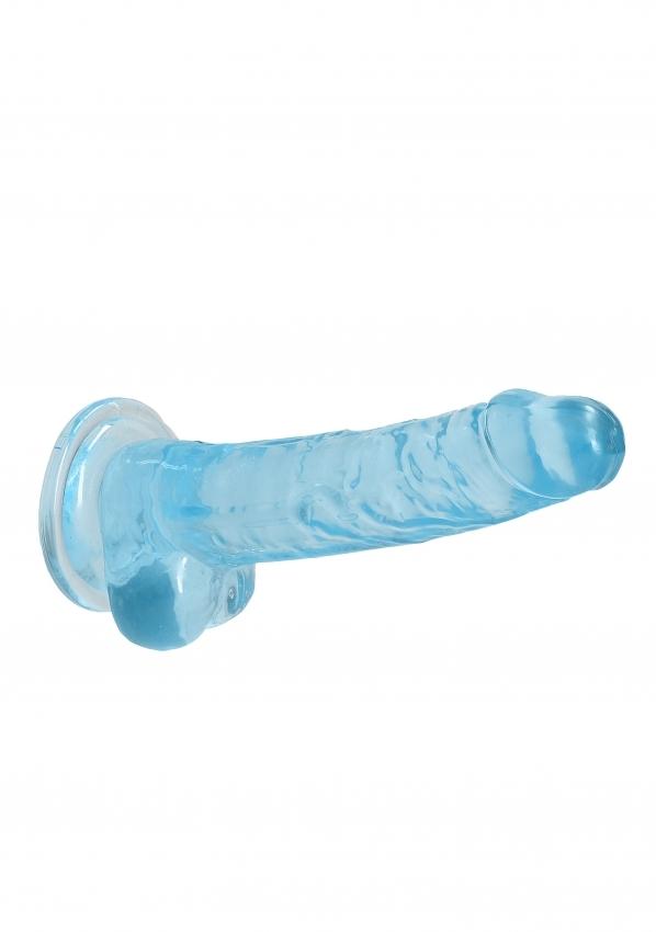 Realrock gelové dildo s přísavkou 19 cm modrá - Image 3
