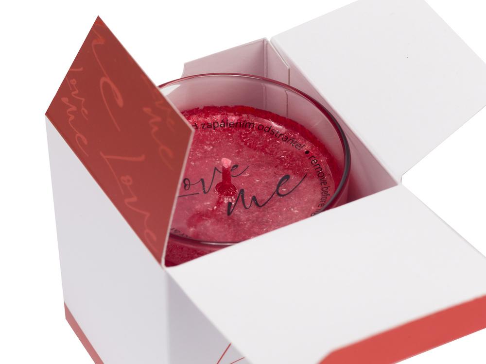 Svíčka Love me - Sandalwood - Obrázek 3
