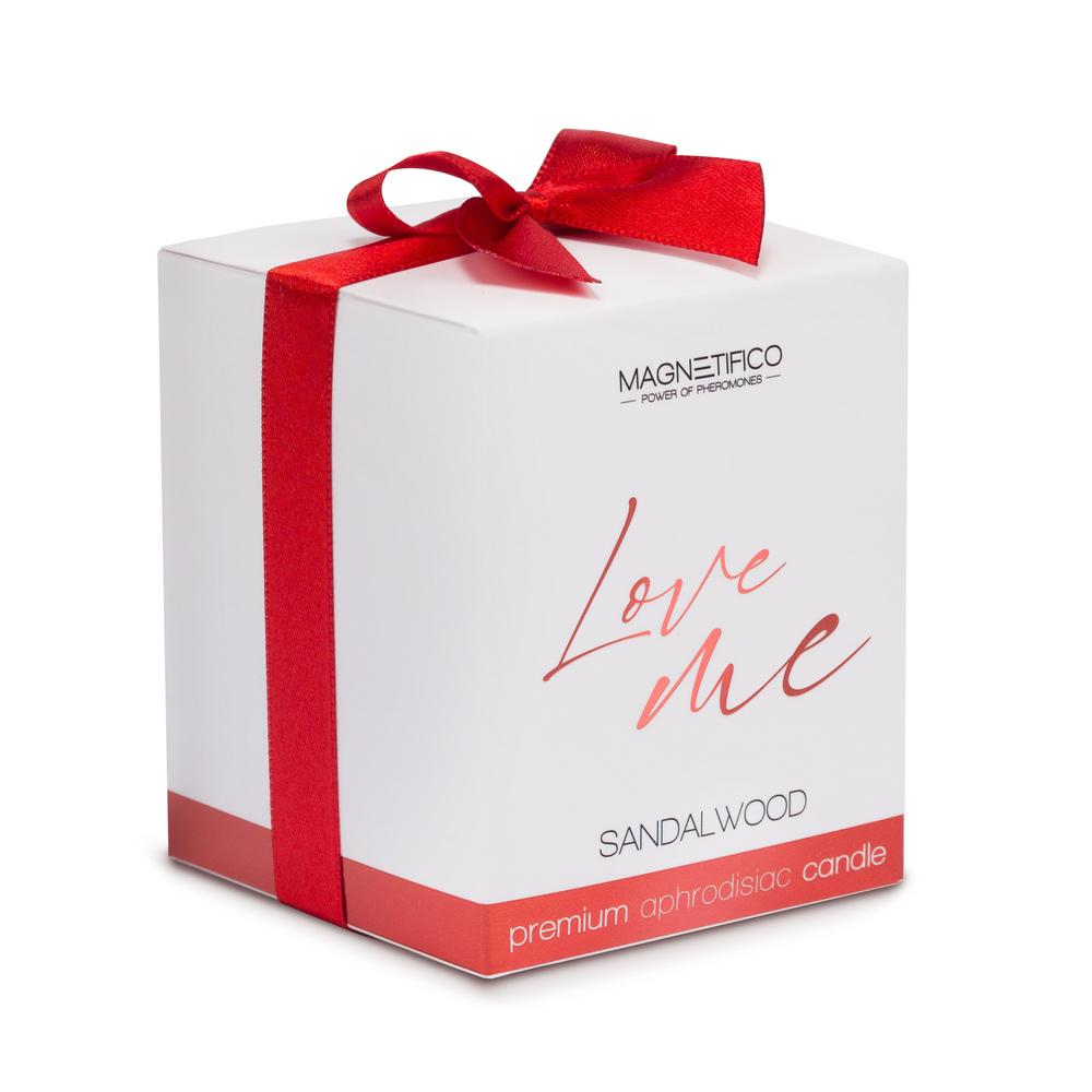 Svíčka Love me – Sandalwood