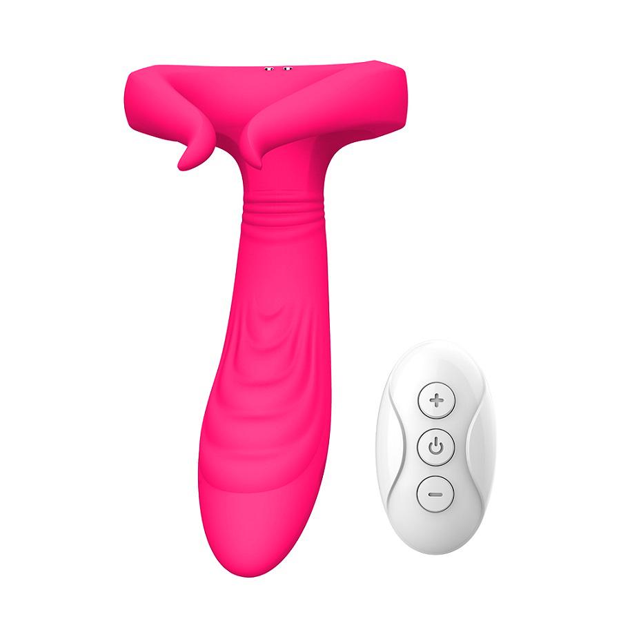 Romant Couple párový vibrátor a masturbátor 2v1 růžový - Image 5