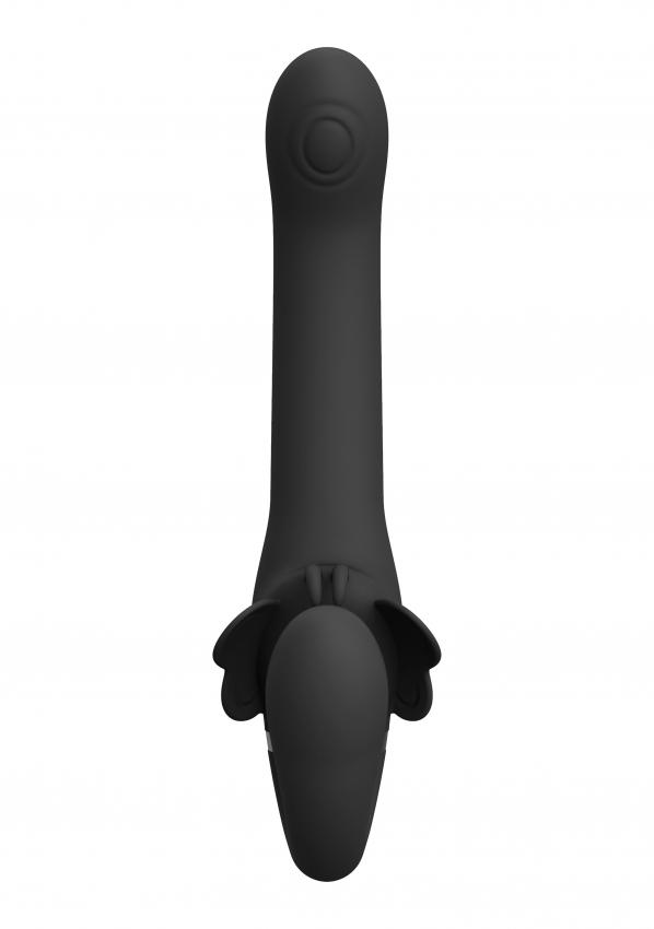 VIVE Satu Pulzační a vibrační strap-on - černý - Image 7