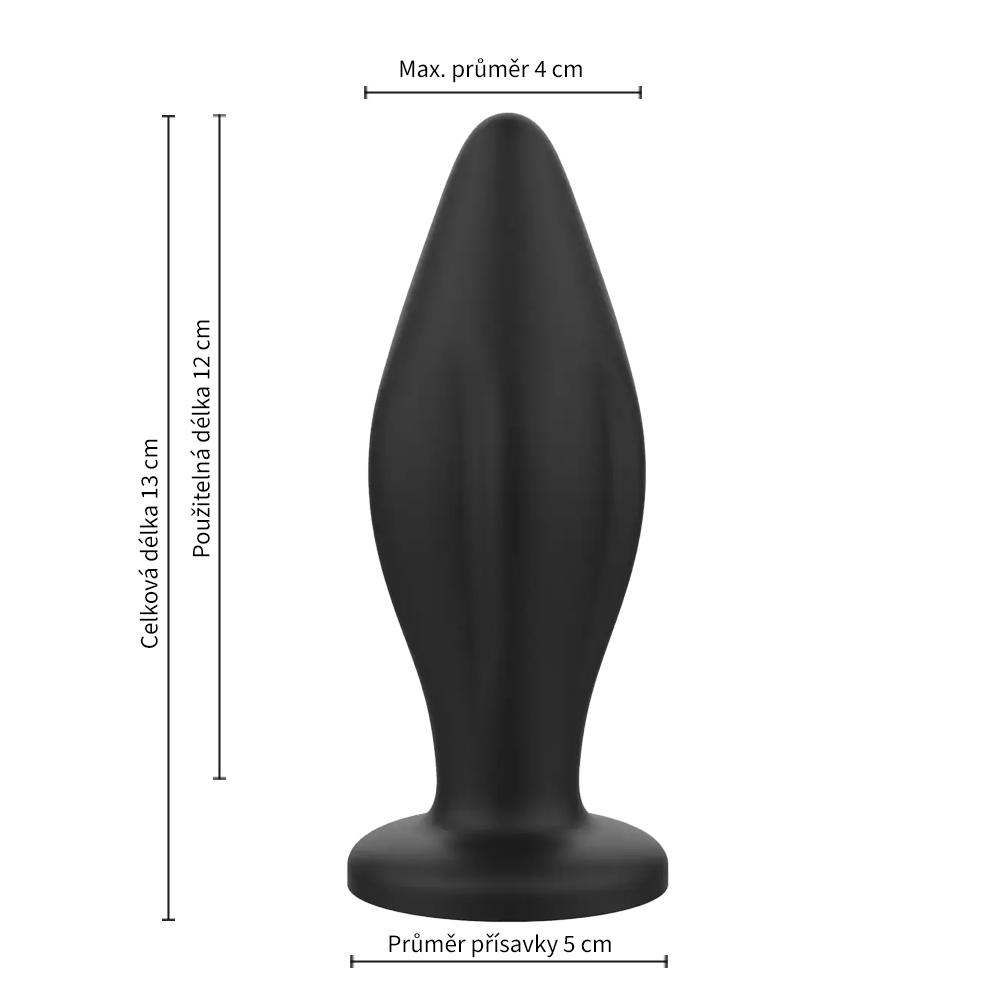 BASIC X Marley anální kolík černý - Image 3