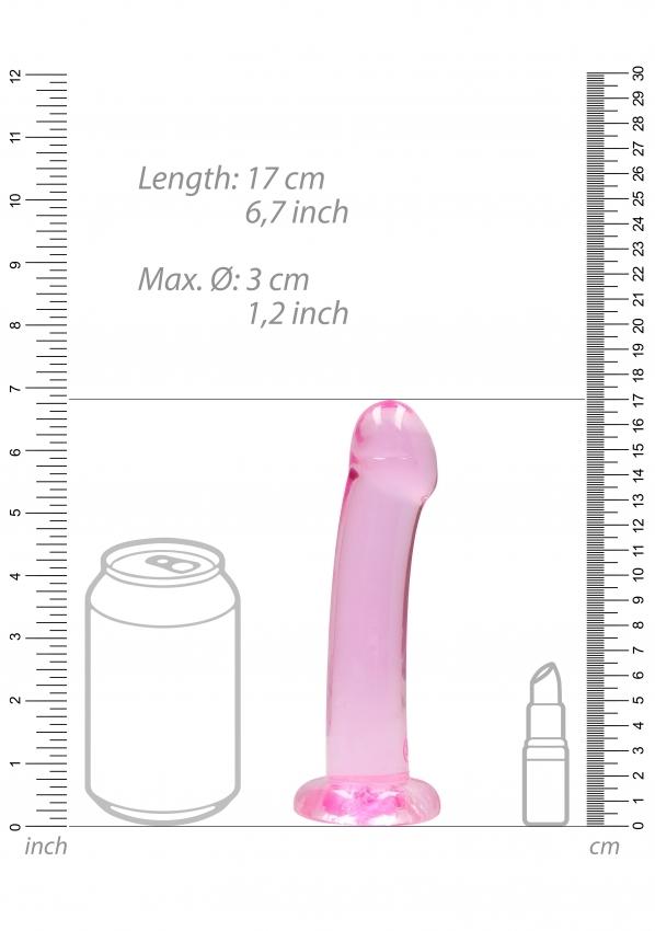 REALROCK Non Realistic dildo 17cm – růžové
