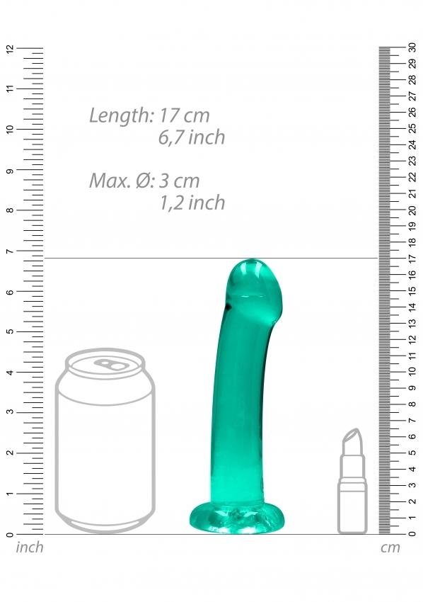 REALROCK Non Realistic dildo 17cm - tyrkysové - Image 4
