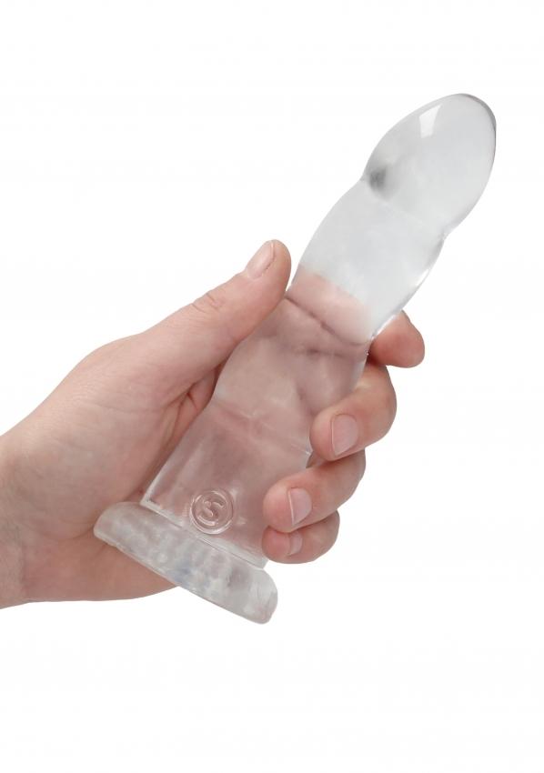 REALROCK Non Realistic dildo 17,5 cm - transparentní - Image 2