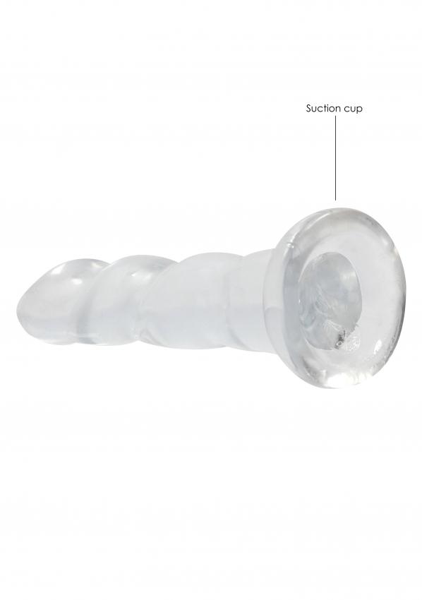 REALROCK Non Realistic dildo 17,5 cm - transparentní - Image 3