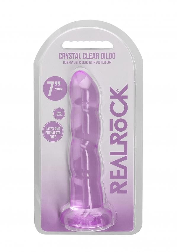REALROCK Non Realistic dildo 17,5 cm - fialové - Image 5