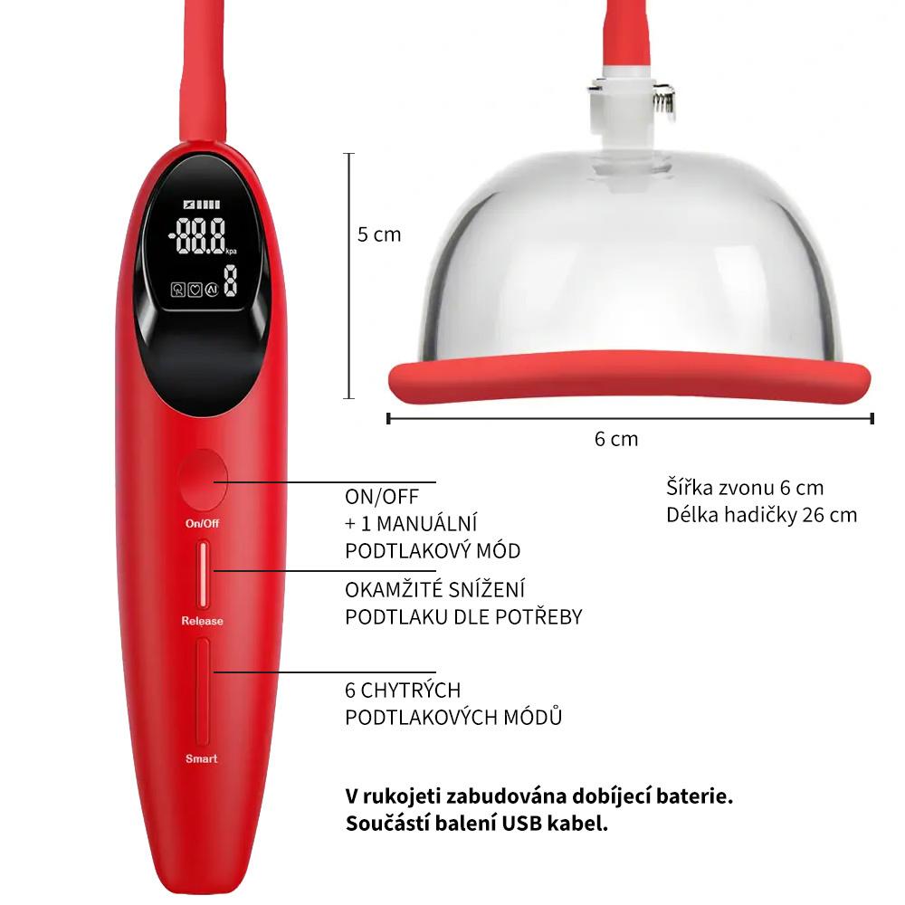 BASIC X Darlyn elektronická vakuová pumpa pro ženy