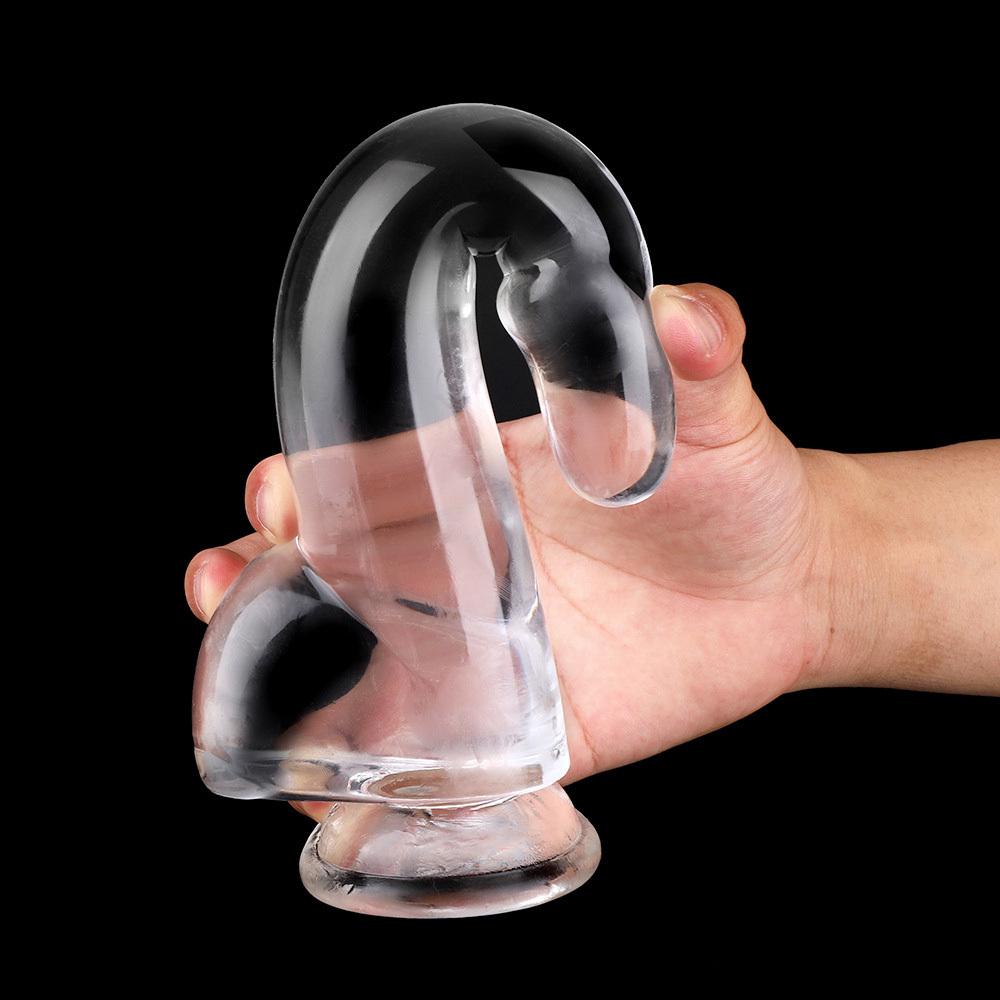 BASIC X Cesar transparentní penis s přísavkou M - Image 6