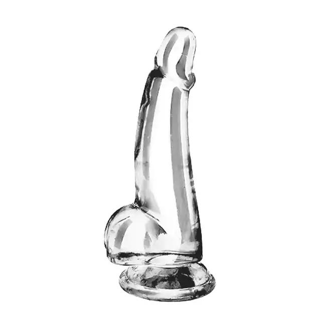 BASIC X Cesar transparentní penis s přísavkou M - Image 5