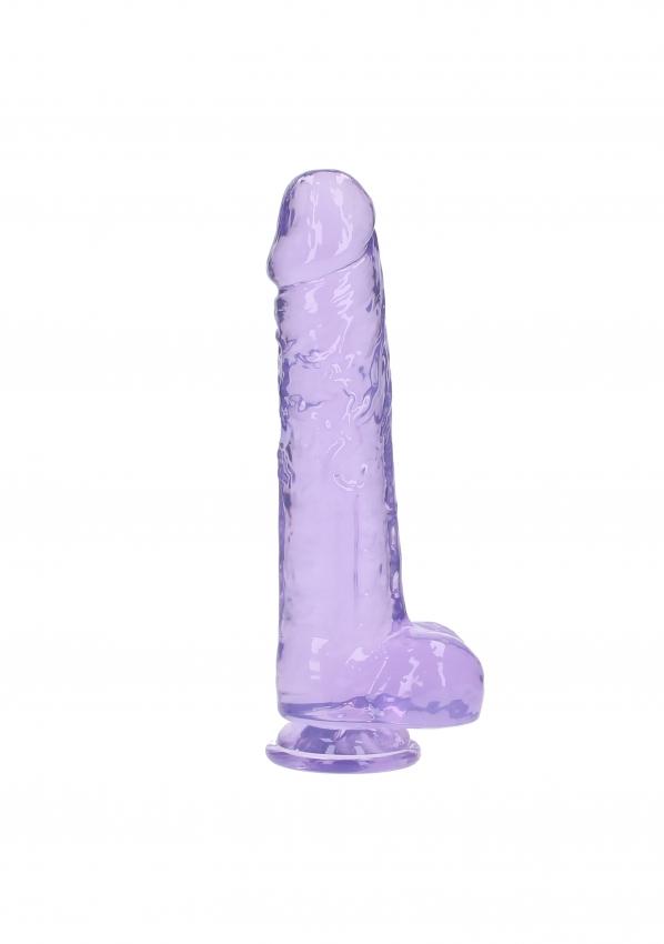 Realrock gelové dildo s přísavkou 28 cm fialové - Image 4