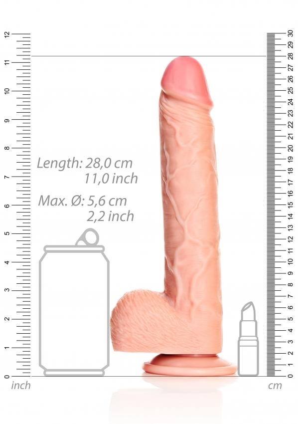 REALROCK Straight Realistic XXL Dildo s varlaty 28 cm - Image 6