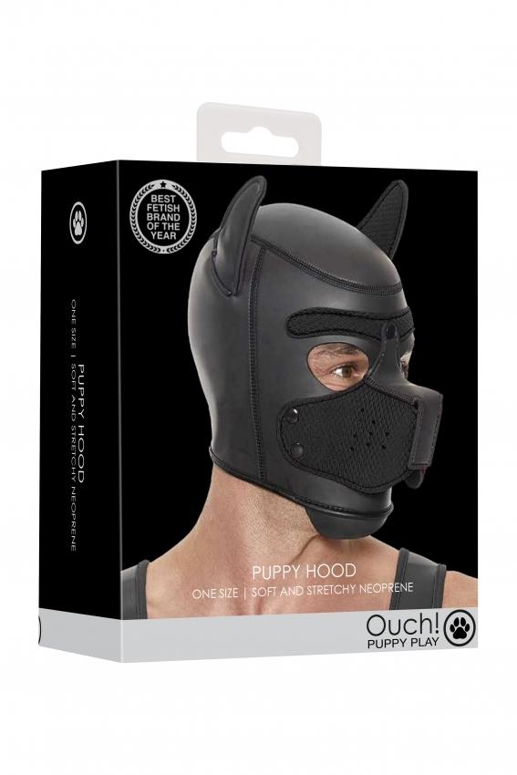 OUCH! Puppy Hood maska psa černá - Obrázek 5