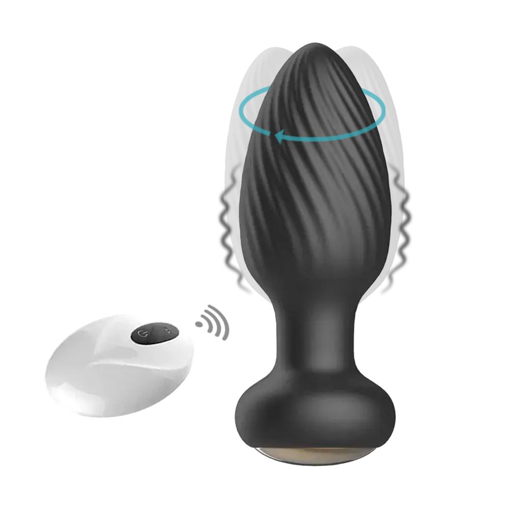 BASIC X Rotty - Prémiový rotační anální kolík na dálkové ovládání