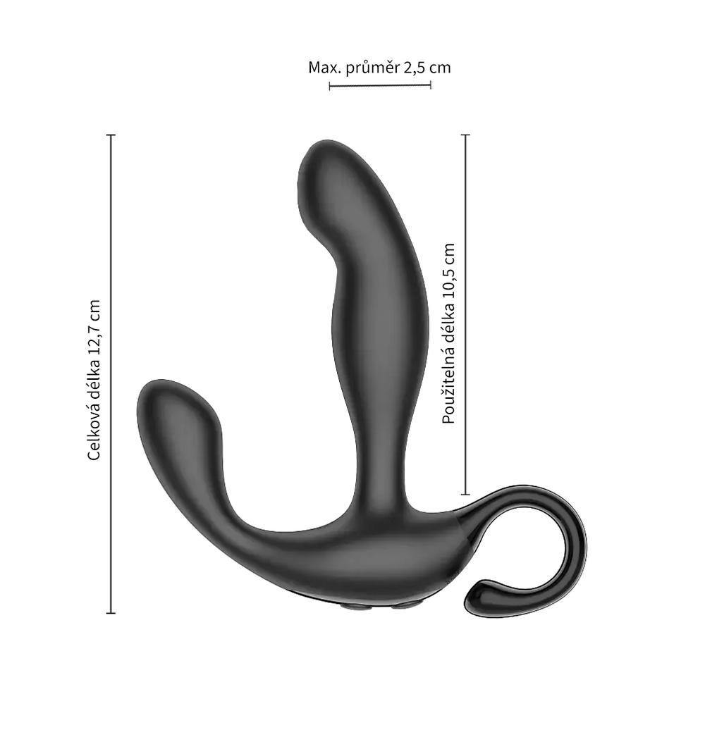 BASIC X Zeke stimulátor prostaty na dálkové ovládání černý - Image 3
