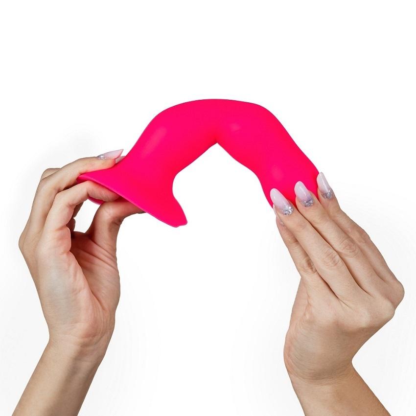 BOOM dildo se dvěma aktivními kuličkami růžové - Image 5