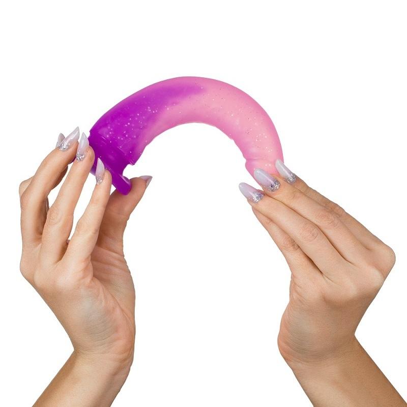 BOOM silikonové dildo zdobené jemnými glitry - Image 5