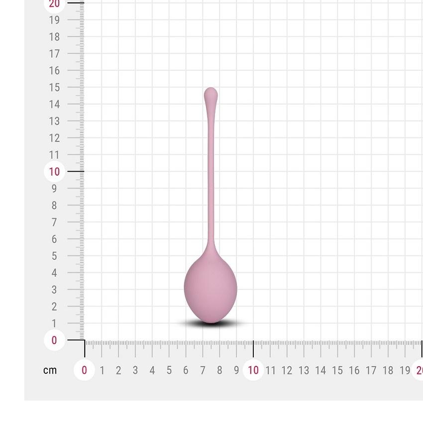 Intimfitness Venušiny kuličky single kulička růžová