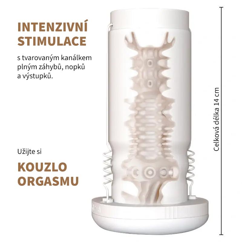 BOOM náhradní vložka do masturbátoru Afrodité bílá - Image 2