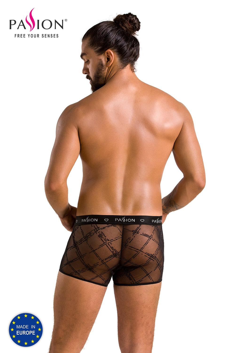 Passion MEN 032 Pánské boxerky James černé: L/XL - Image 2