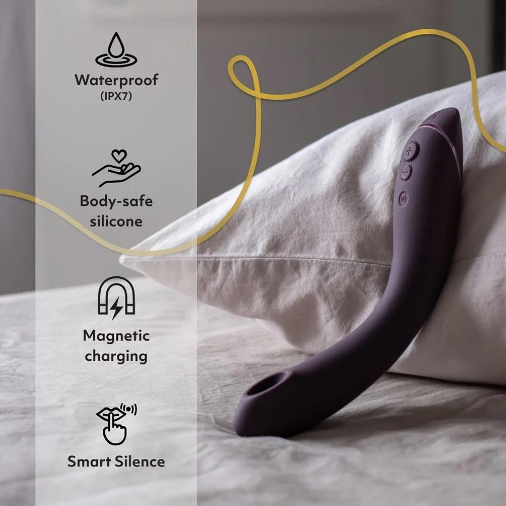 Womanizer OG Stimulátor klitorisu a vibrátor 2 v 1 – Aubergine