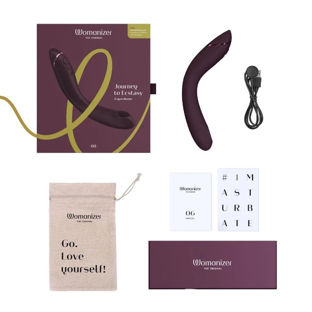 Womanizer OG Stimulátor klitorisu a vibrátor 2 v 1 - Aubergine - Image 5