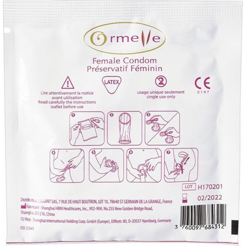 Ormelle Female dámské kondomy 5 ks - Image 3