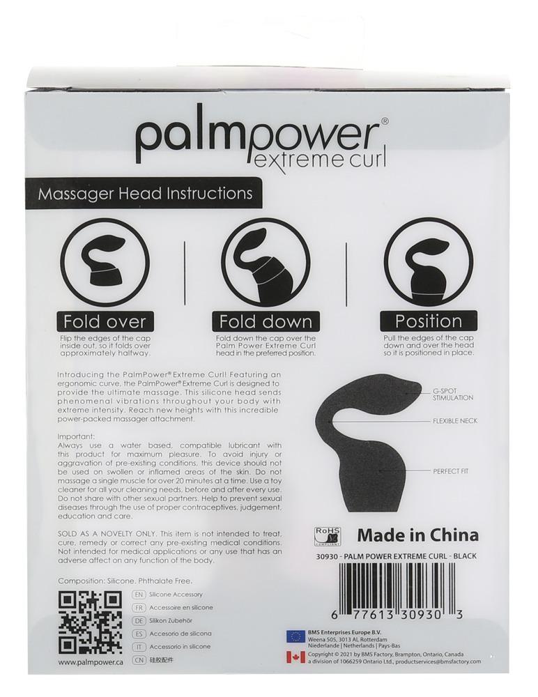 Palmpower Extreme nástavec na masážní hlavici - černý - Image 5