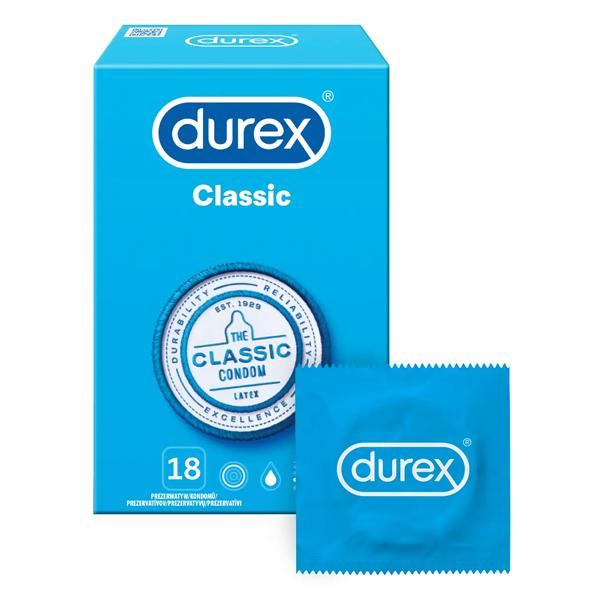DUREX Classic kondomy 18 ks