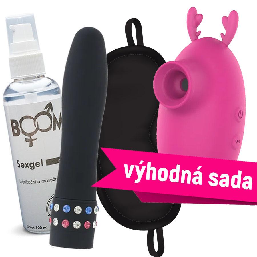 Sexshop Růžová dárková sada BOOM