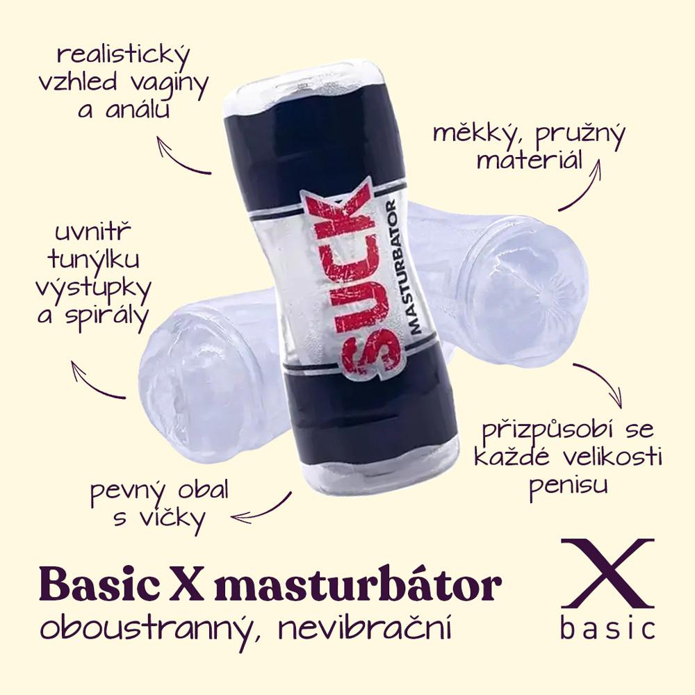 BASIC X oboustranný masturbátor - Obrázek 2