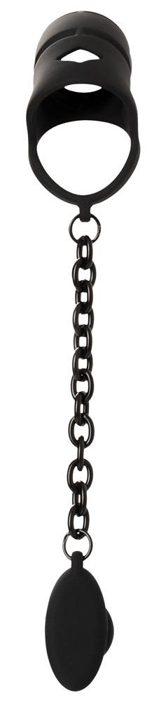 Black Velvets Klec na penis a anální kolík