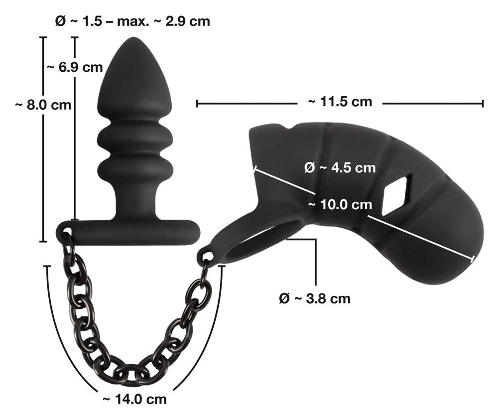Black Velvets Klec na penis a anální kolík - Image 5