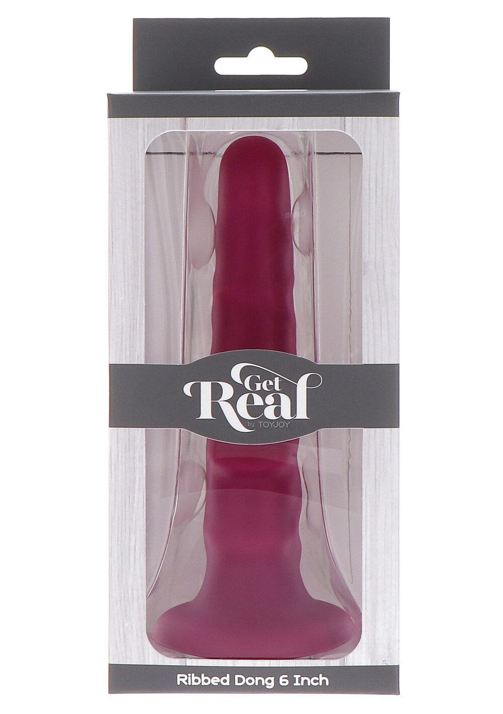 Get Real Vroubkaté dildo 16 cm - Image 3