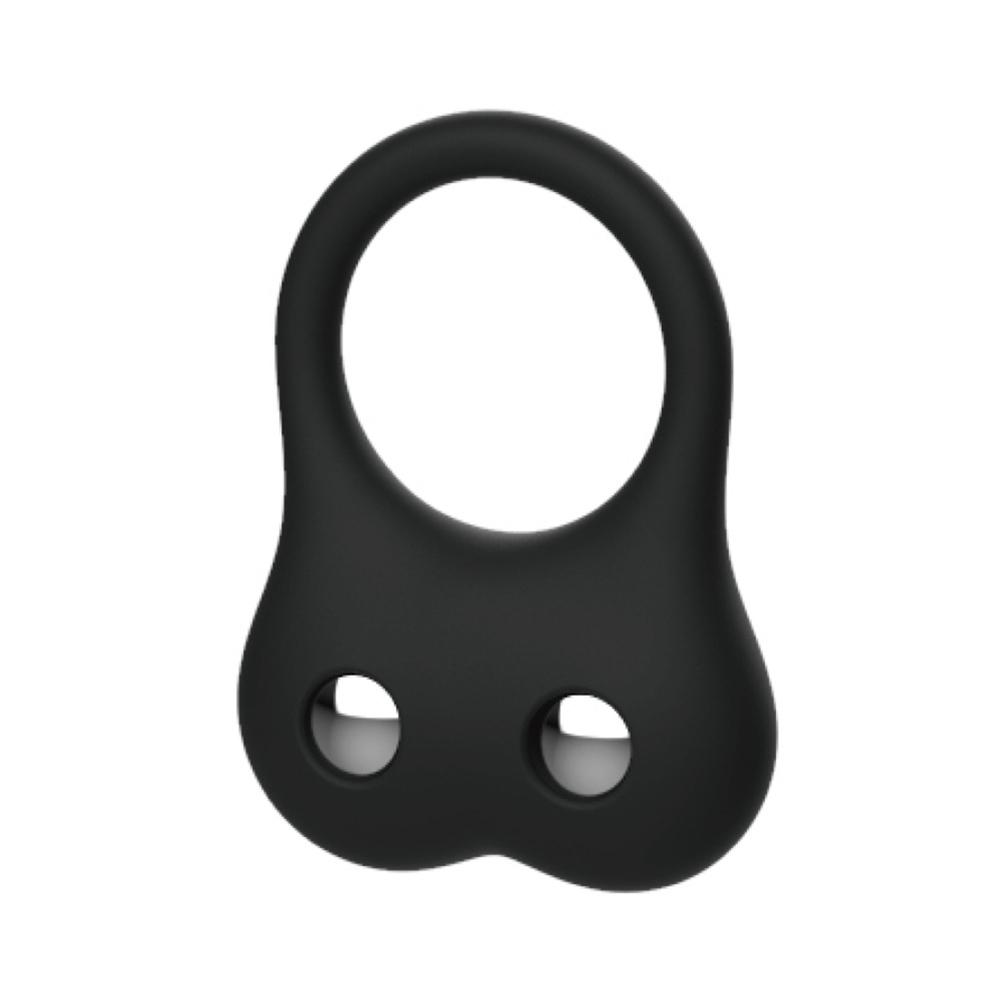 BASIC X Thorn erekční kroužek se závažím černý