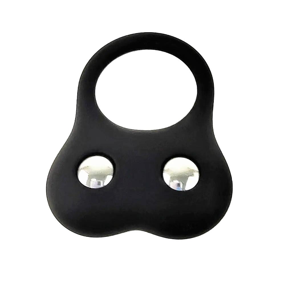 BASIC X Thorn erekční kroužek se závažím černý