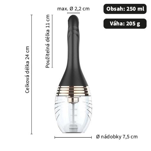 BASIC X automatická vibrační anální sprcha