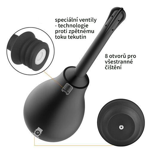 BASIC X anální sprcha se zpětným ventilem černá - Image 4