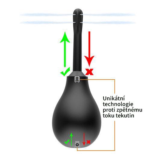 BASIC X anální sprcha se zpětným ventilem černá - Image 5