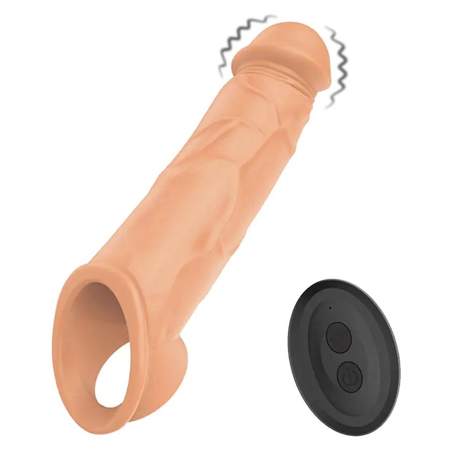 BASIC X vibrační návlek na penis tělový - revoluční produkt pro páry.