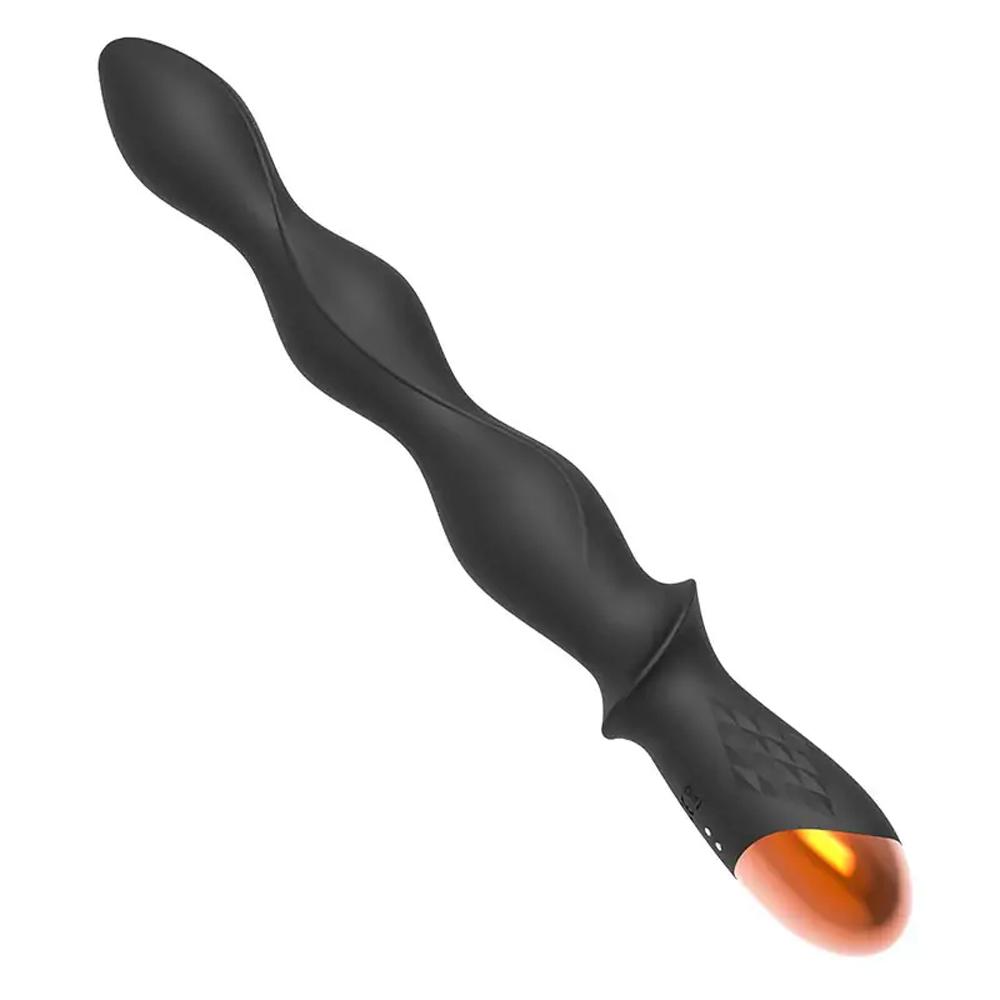 BASIC X Armin vibrační anální korále černé