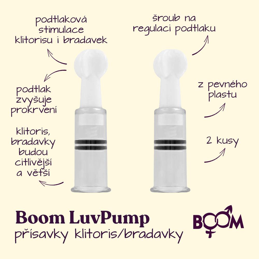 BOOM LuvPump vakuové přísavky na klitoris/bradavky průměr 2 cm -  2 ks - Image 2