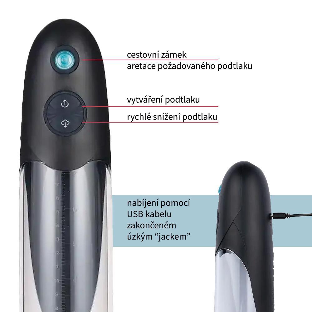 BOOM BathFun elektronická vakuová vodní pumpa - hydro pumpa - Obrázek 4